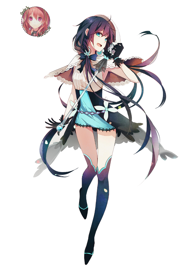 Girl long hair dress sword free wallpaper for mobile - medium preview image