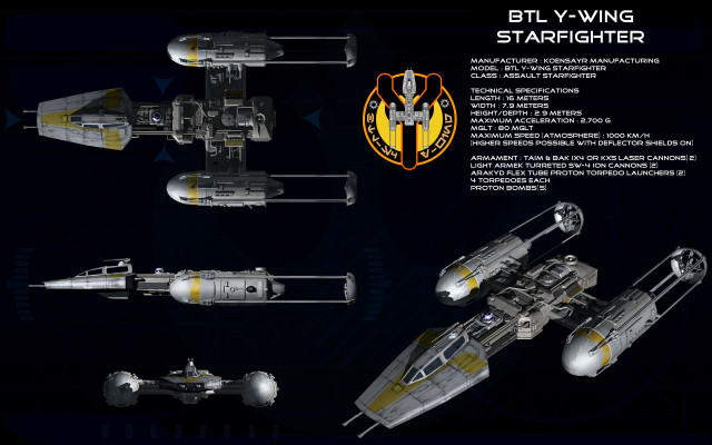 Star wars ship starfighter insignia free wallpaper for desktop - medium preview image