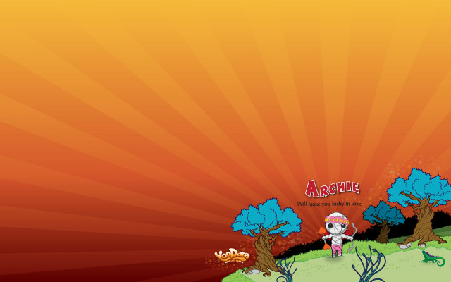 Cartoon character field trees dragon free wallpaper for desktop - medium preview image