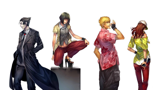 Group people standing white background #3 free wallpaper for desktop - medium preview image