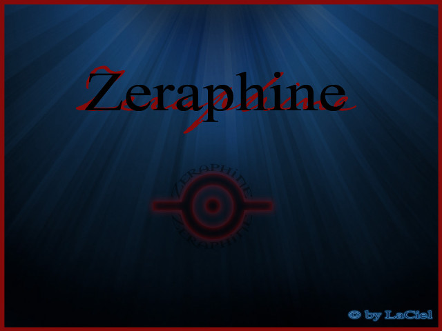 Blue background zeraphine red black free wallpaper for desktop - medium preview image