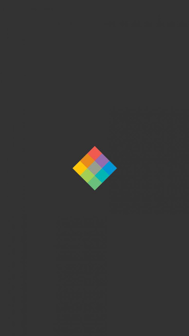 Black background colorful square logo free wallpaper for mobile - medium preview image