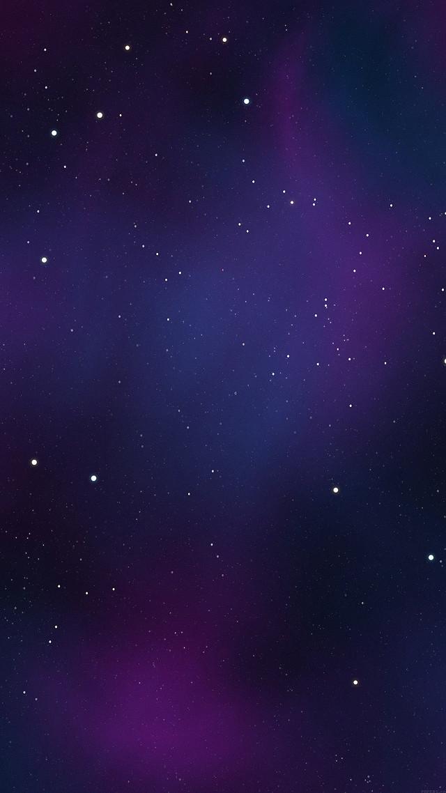 Purple blue space stars clock free wallpaper for mobile - medium preview image