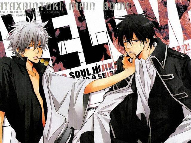 Anime characters posing together picture free wallpaper for desktop - medium preview image