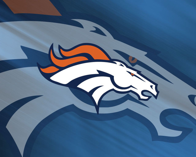 Denver football horse blue stripe free wallpaper for desktop - medium preview image