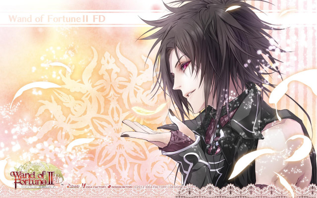 Anime blackhair blackoutfit cellphone pinkbackground free wallpaper for desktop - medium preview image