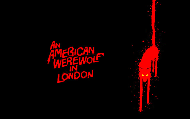 American werewolves london bloody hand free wallpaper for desktop - medium preview image