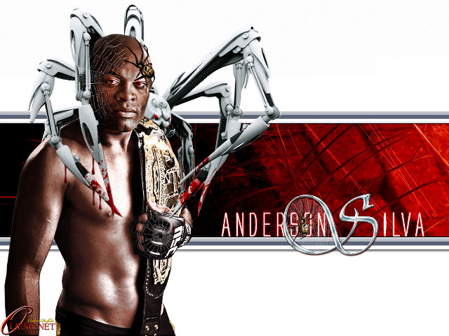 Cyborg man spider head wrestling free wallpaper for desktop - medium preview image