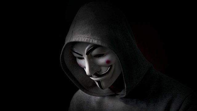 Masked hoodie redlight darkness fullmoon free wallpaper for desktop - medium preview image