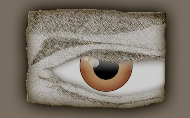 Cat eye drawing brown eyeball free wallpaper for desktop - medium preview image