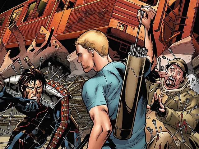 Cartoon man gun man gun free wallpaper for desktop - medium preview image