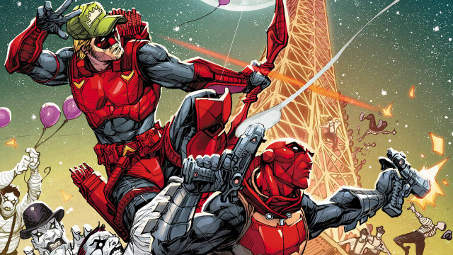 Cartoon man falling tower people free wallpaper for desktop - medium preview image