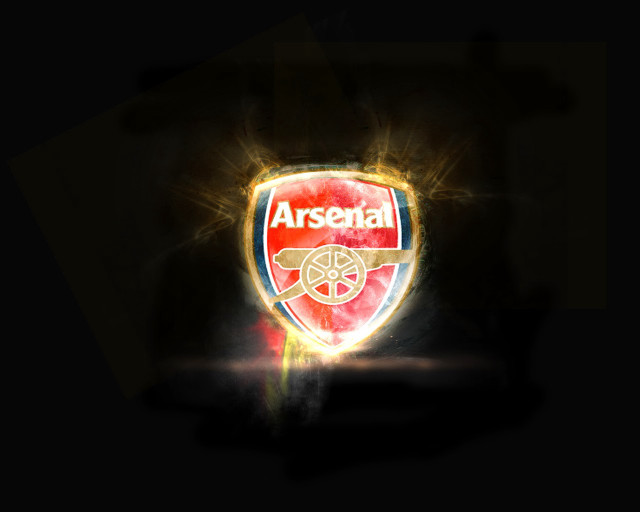 Soccer badge dark background light free wallpaper for desktop - medium preview image