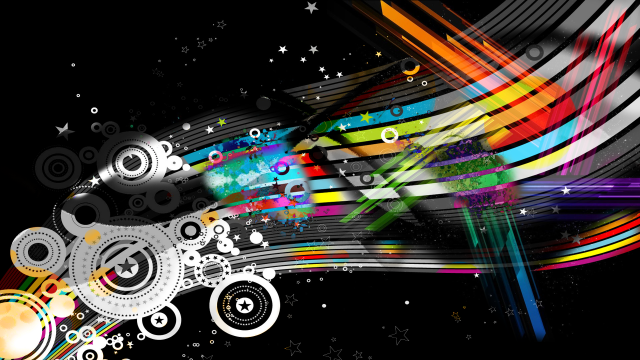 Colorful abstract background black white #4 free wallpaper for desktop - medium preview image