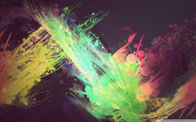 Colorful abstract painting black background #4 free wallpaper for desktop - medium preview image