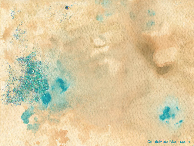 Blue brown substance beige background free wallpaper for desktop - medium preview image