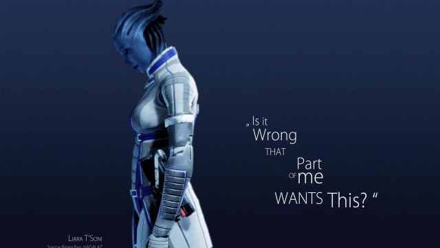 Futuristic woman suit quote image free wallpaper for desktop - medium preview image