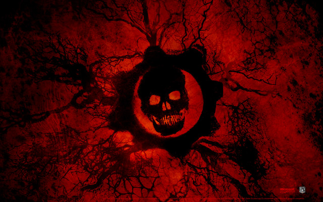 Creepy skull hole tree branch free wallpaper for desktop - medium preview image