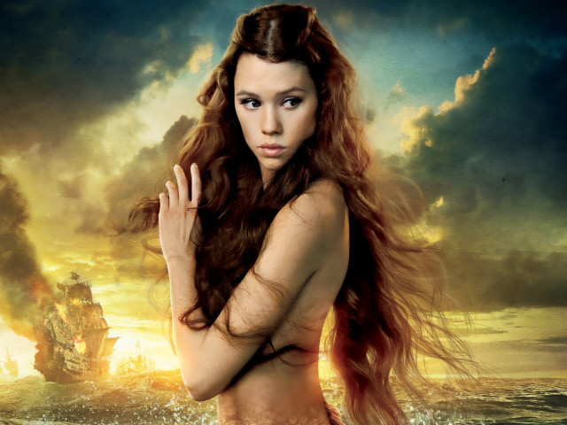 Woman long hair water pirate free wallpaper for desktop - medium preview image