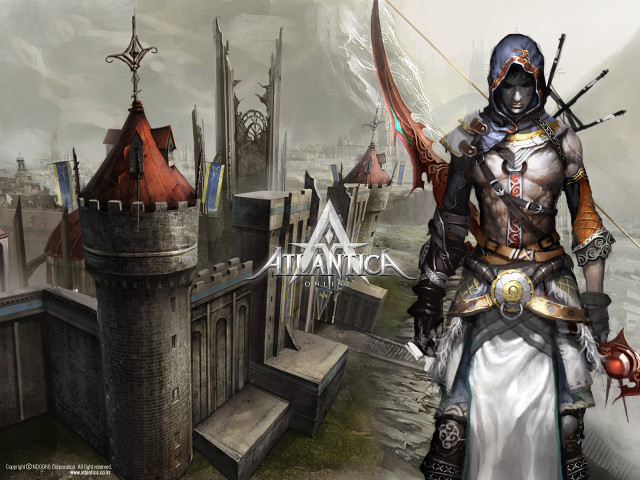 Girl bow helmet building sky free wallpaper for desktop - medium preview image