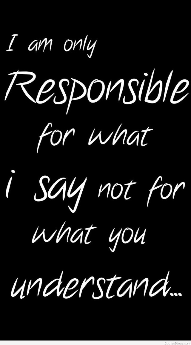 Black white photo quote responsible free wallpaper for mobile - medium preview image