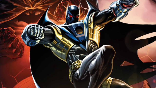 Batman flying bat back arm free wallpaper for desktop - medium preview image