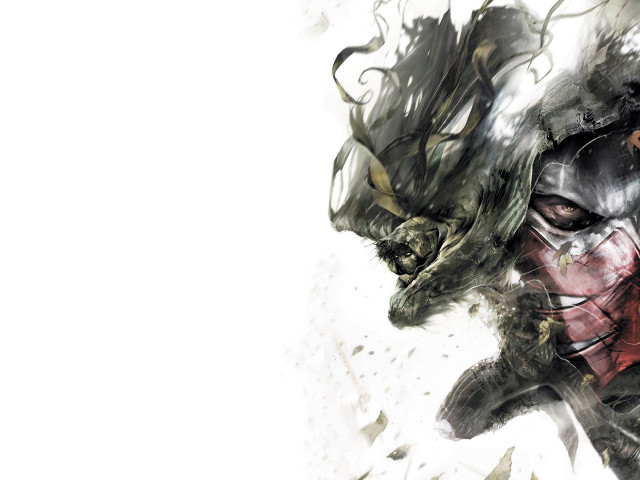 Man mask dragon face air free wallpaper for desktop - medium preview image