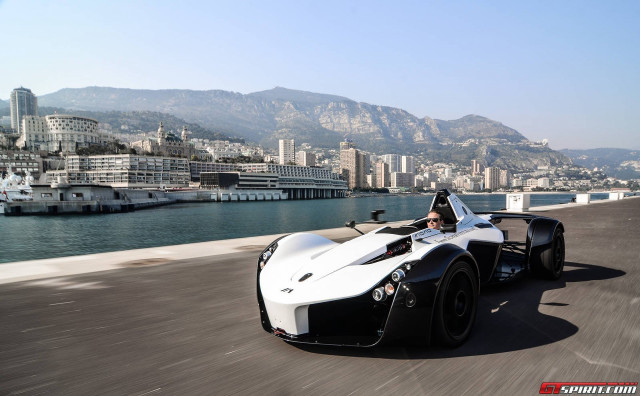 White black race car road free wallpaper for desktop - medium preview image