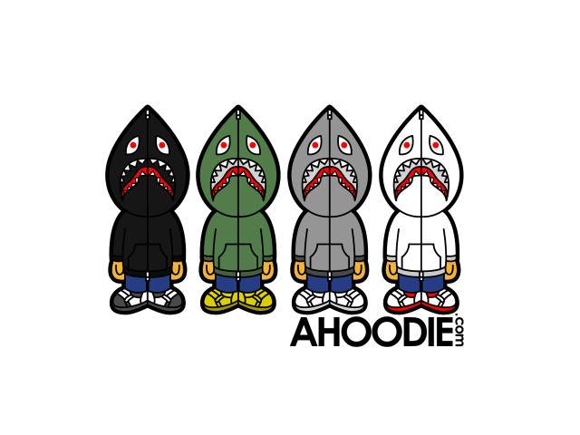 Cartoon characters shark mouth shark free wallpaper for desktop - medium preview image