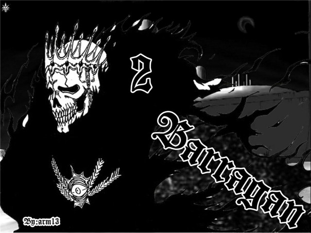 Demon skull black white photo free wallpaper for desktop - medium preview image