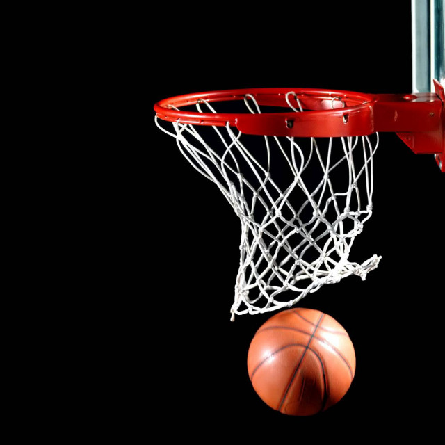 Basketball net hoop hand image free wallpaper for tablet - medium preview image
