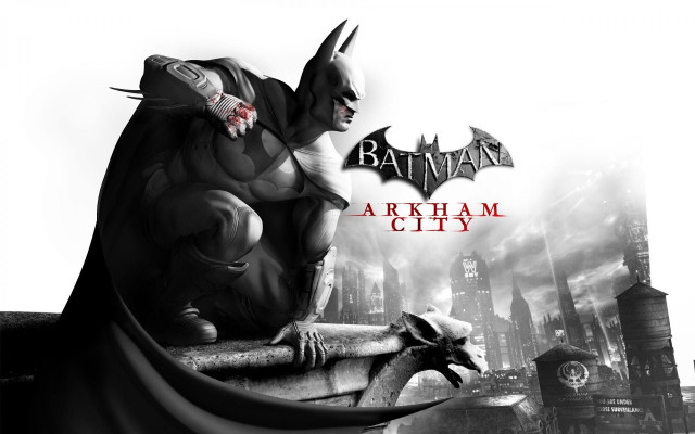 Batman arkham city poster bat free wallpaper for desktop - medium preview image