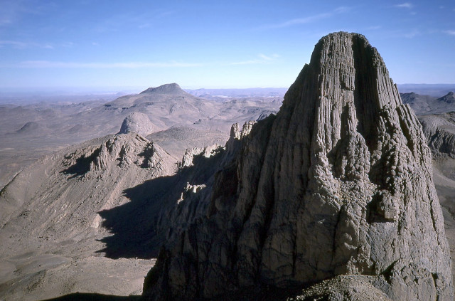 Mountain tall rock formation landscape free wallpaper for desktop - medium preview image