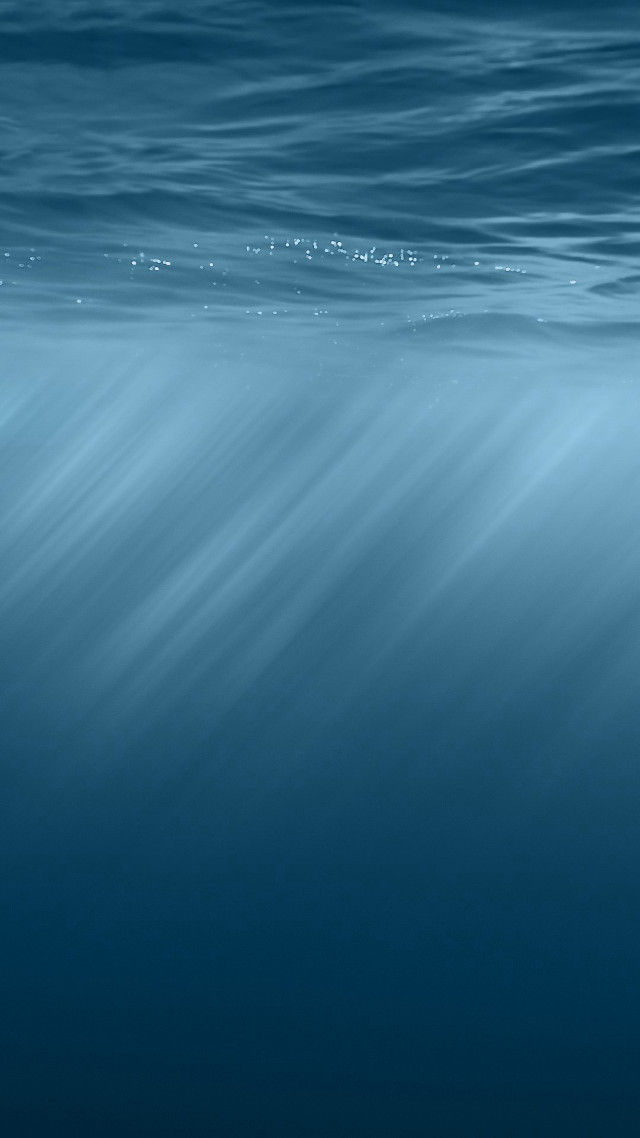 Blue ocean waves light matte free wallpaper for mobile - medium preview image