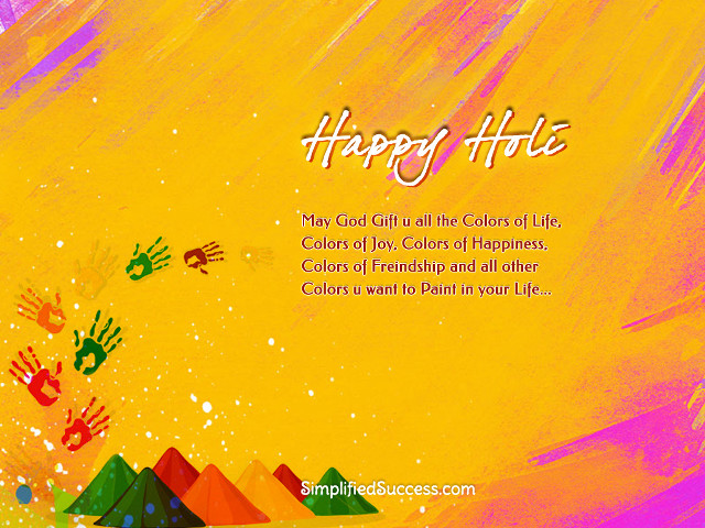 Colorful handprint happy thuz year free wallpaper for desktop - medium preview image