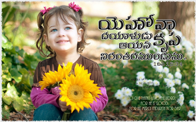 Young girl yellow flower quote free wallpaper for desktop - medium preview image