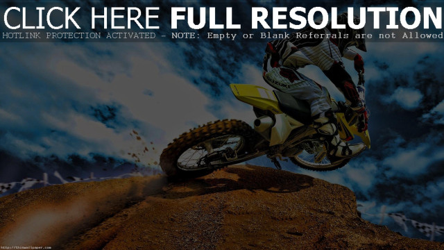 Man riding dirt bike dirt free wallpaper for desktop - medium preview image