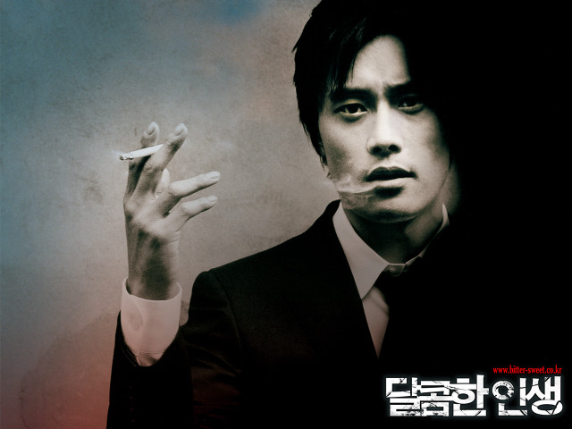 Man suit smoking dark room #2 free wallpaper for desktop - medium preview image