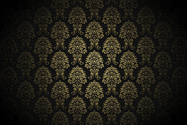Black gold wallpaper gold flowers free wallpaper for desktop - medium preview image