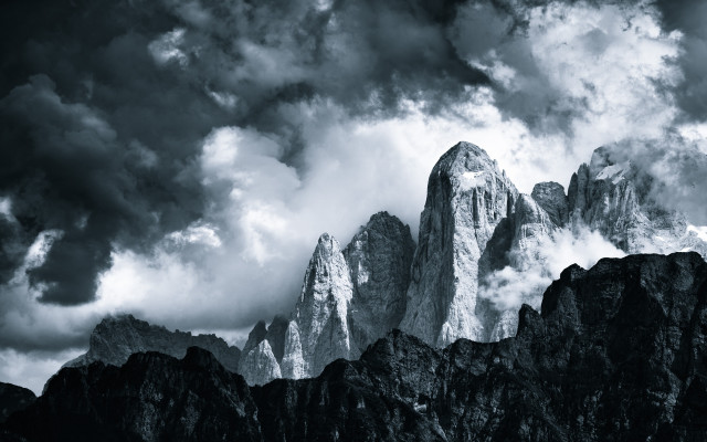 Mountain range clouds sky background #3 free wallpaper for desktop - medium preview image