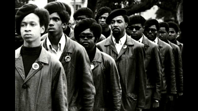 Group people standing building black free wallpaper for desktop - medium preview image