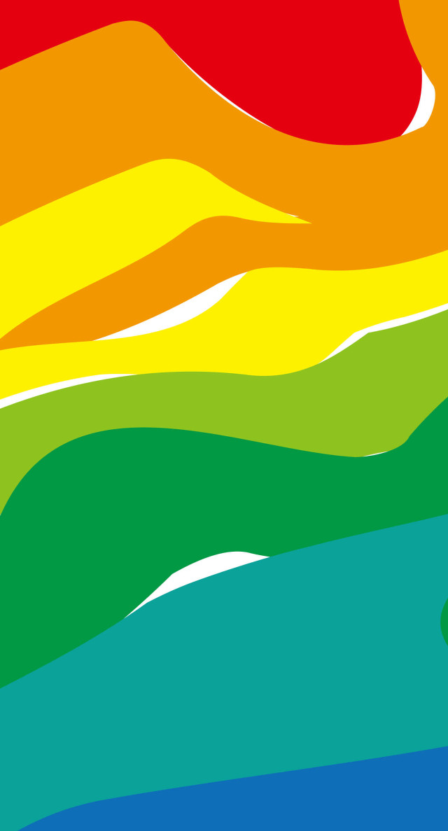 Rainbow white black red green free wallpaper for mobile - medium preview image