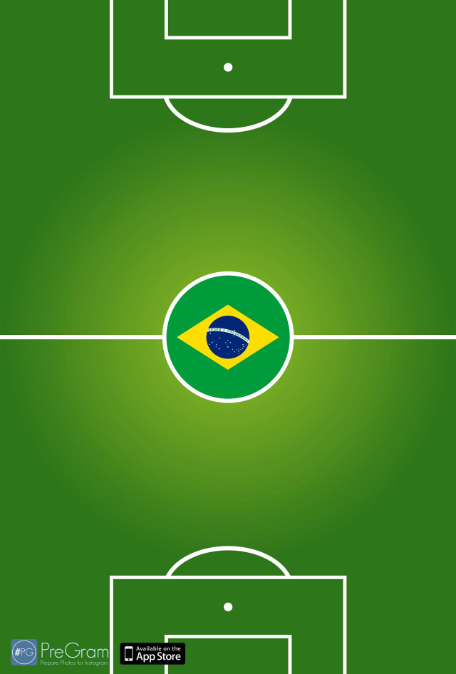 Soccer field gradient grass green free wallpaper for mobile - medium preview image