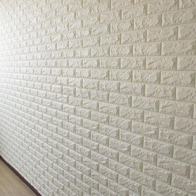 White brick wall wooden floor free wallpaper for tablet - medium preview image