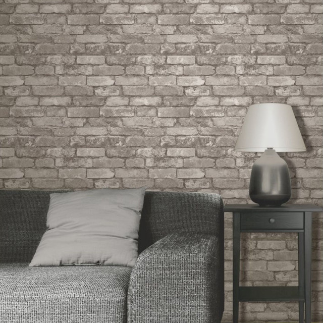 Couch lamp table brick wall free wallpaper for tablet - medium preview image
