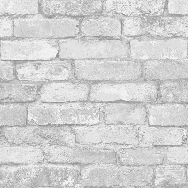 Brick wall white background black free wallpaper for tablet - medium preview image