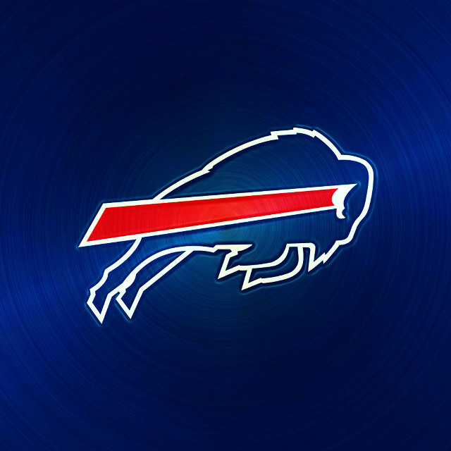 Buffalo logo blue background red free wallpaper for tablet - medium preview image