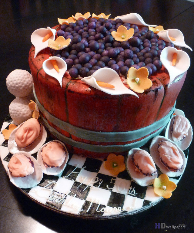 Cake grapes desserts table checkered free wallpaper for mobile - medium preview image