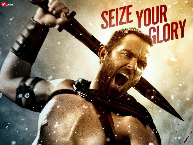 Man holding scissors message saying free wallpaper for desktop - medium preview image