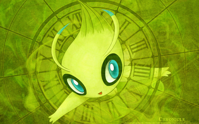 Cartoon character big eyes clock free wallpaper for desktop - medium preview image